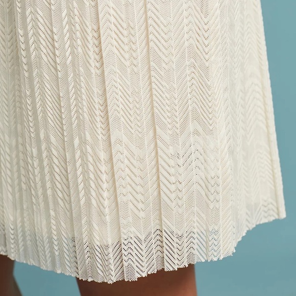 ANTHROPOLOGIE Meadow Rue Prespa Pleated Tank Top VNeck Dress - Picture 3 of 10